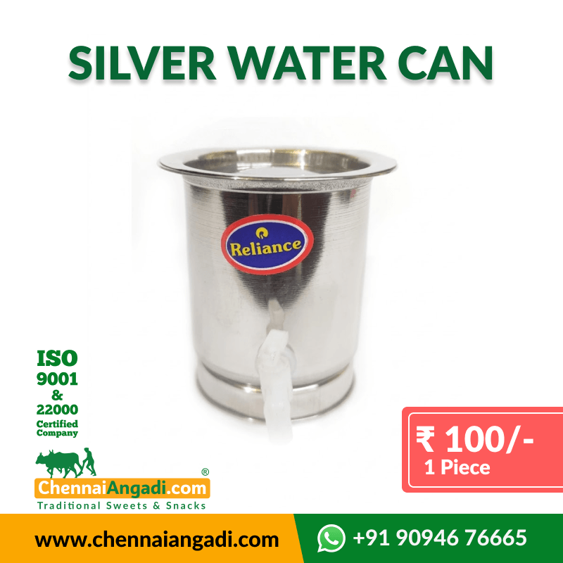 Silver Water Can