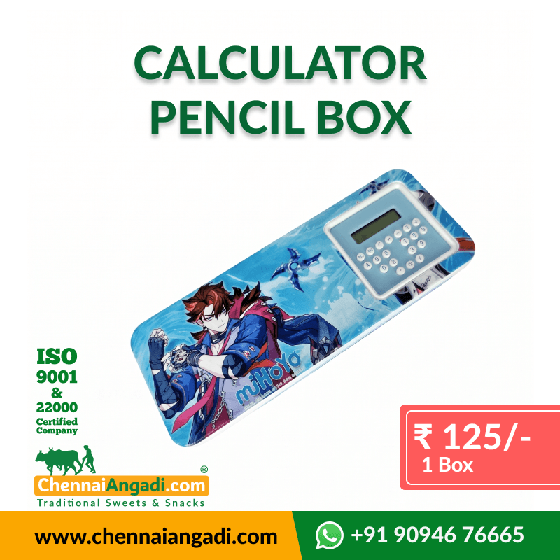 Calculator Pencil Box