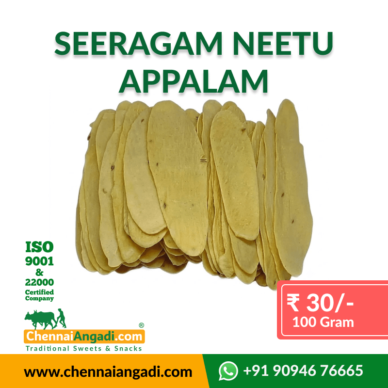 Seeragam Neetu Appalam